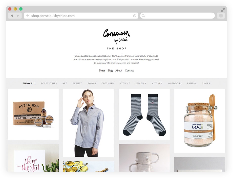 Consciously curated shop by Conscious by Chloé