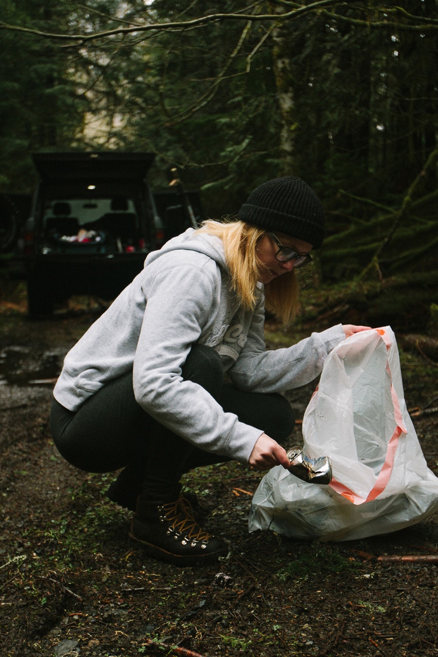 Snoqualmie National Forest WA clean up by Conscious by Chloé