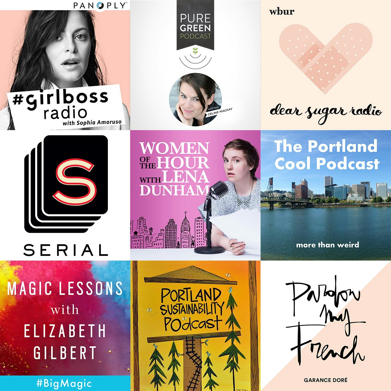 Current favorite podcasts 2016 by Conscious by Chloé