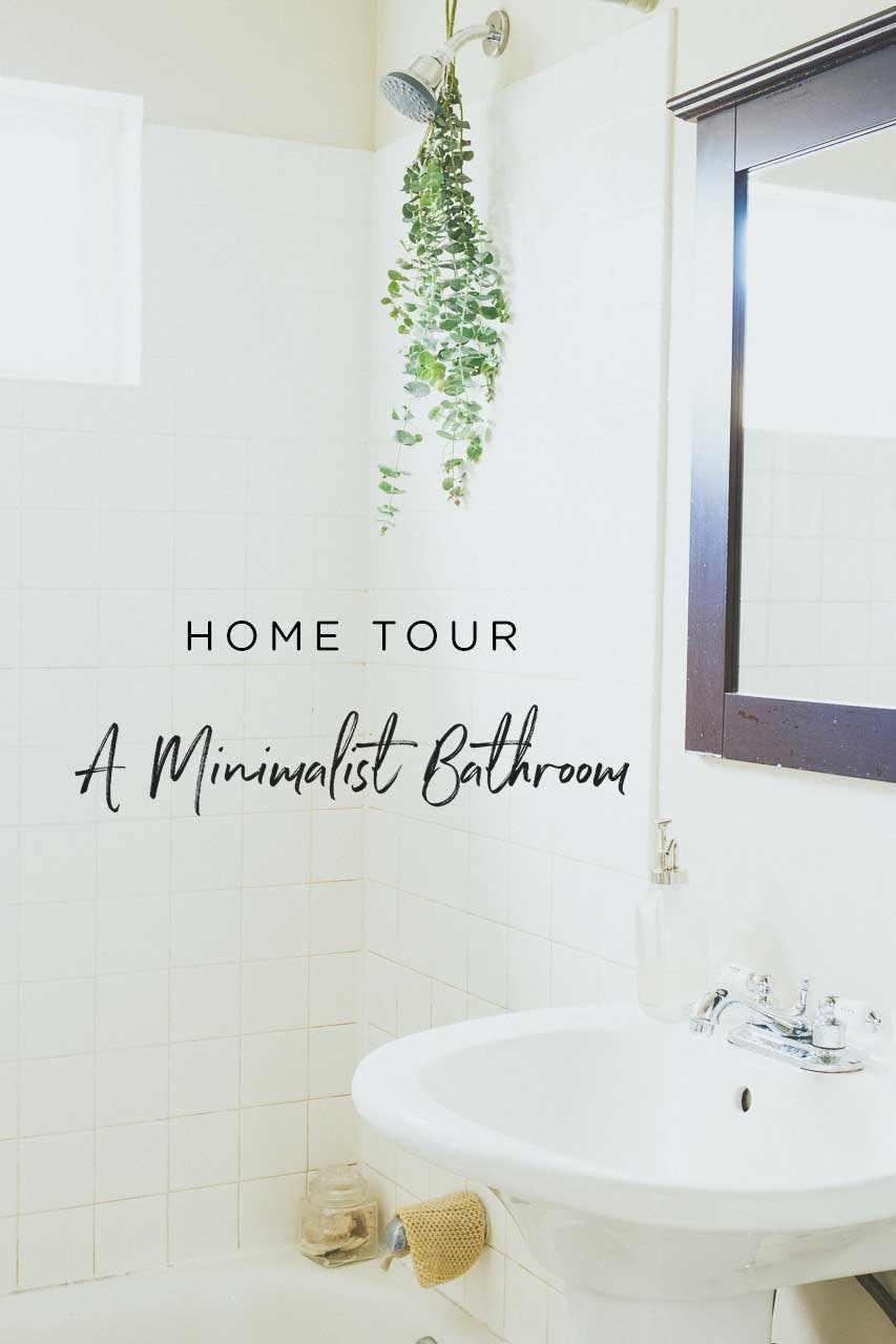 Minimalist Bathroom Essentials by Conscious by Chloé