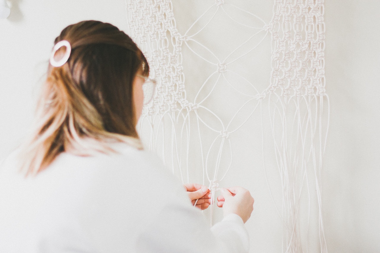 Macrame Wall Hanging by Conscious by Chloé