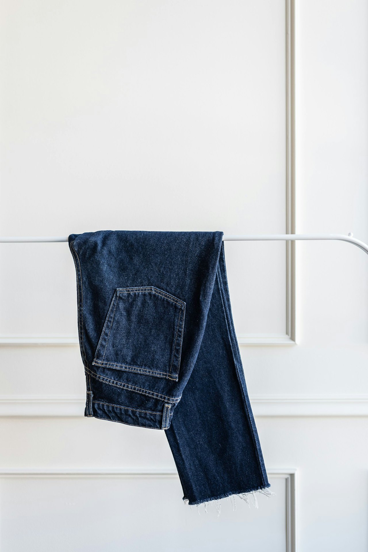 American Apparel Mom Jeans DIY Raw Hem by Conscious by Chloé