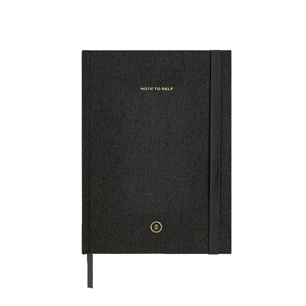Note to Self Linen Journal by 11:11 Supply Portland for Conscious by Chloé