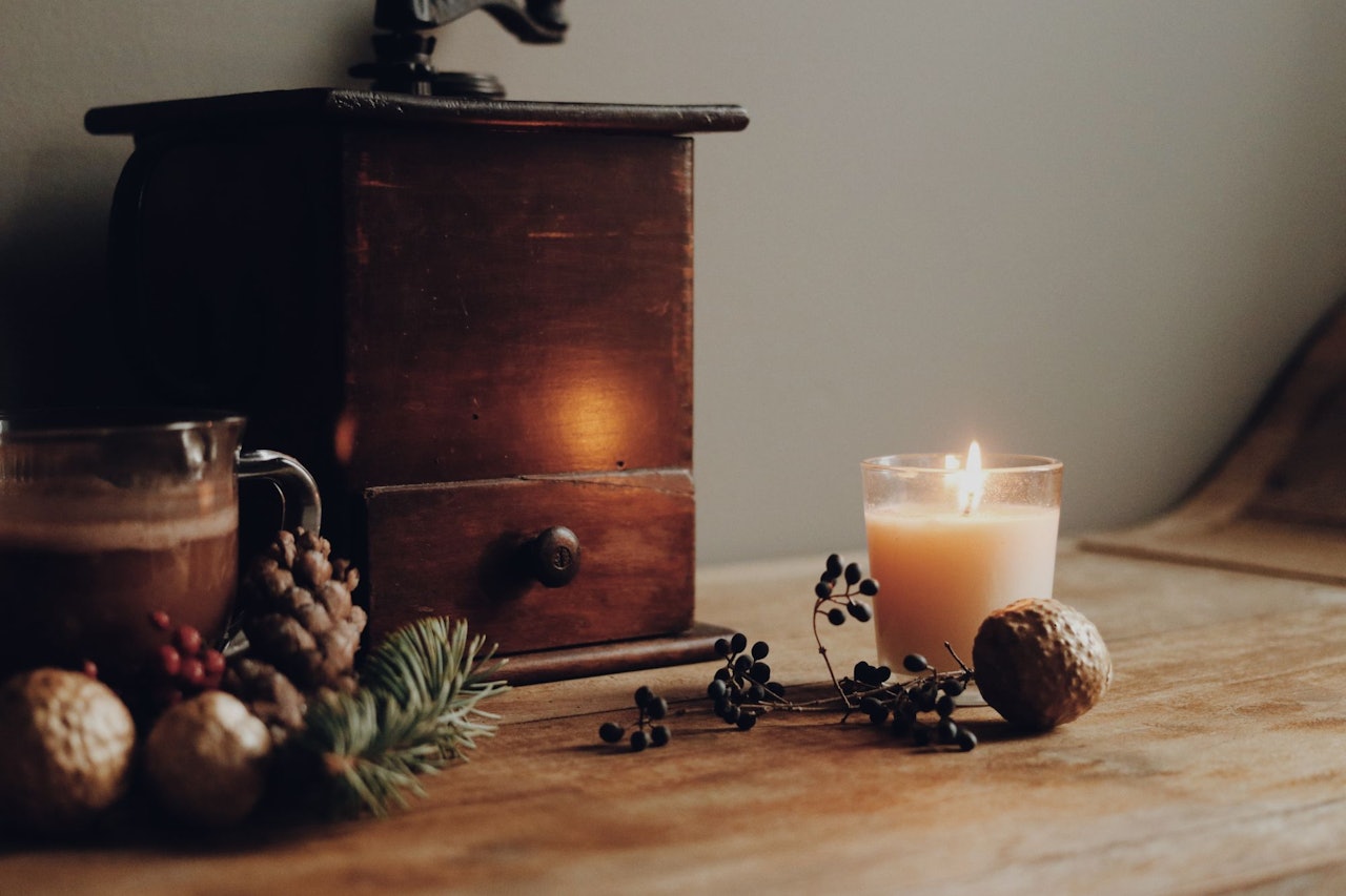 Winter Candle Cozy by Conscious by Chloé