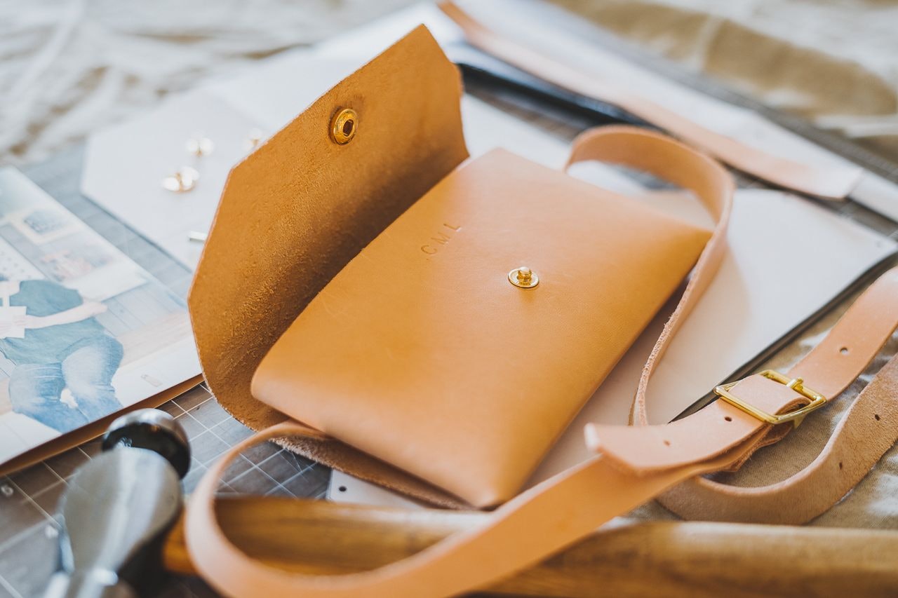 Balboa Leather Belt Bag Workshop Kit with Klum House and The Crafter's Box by Conscious by Chloé